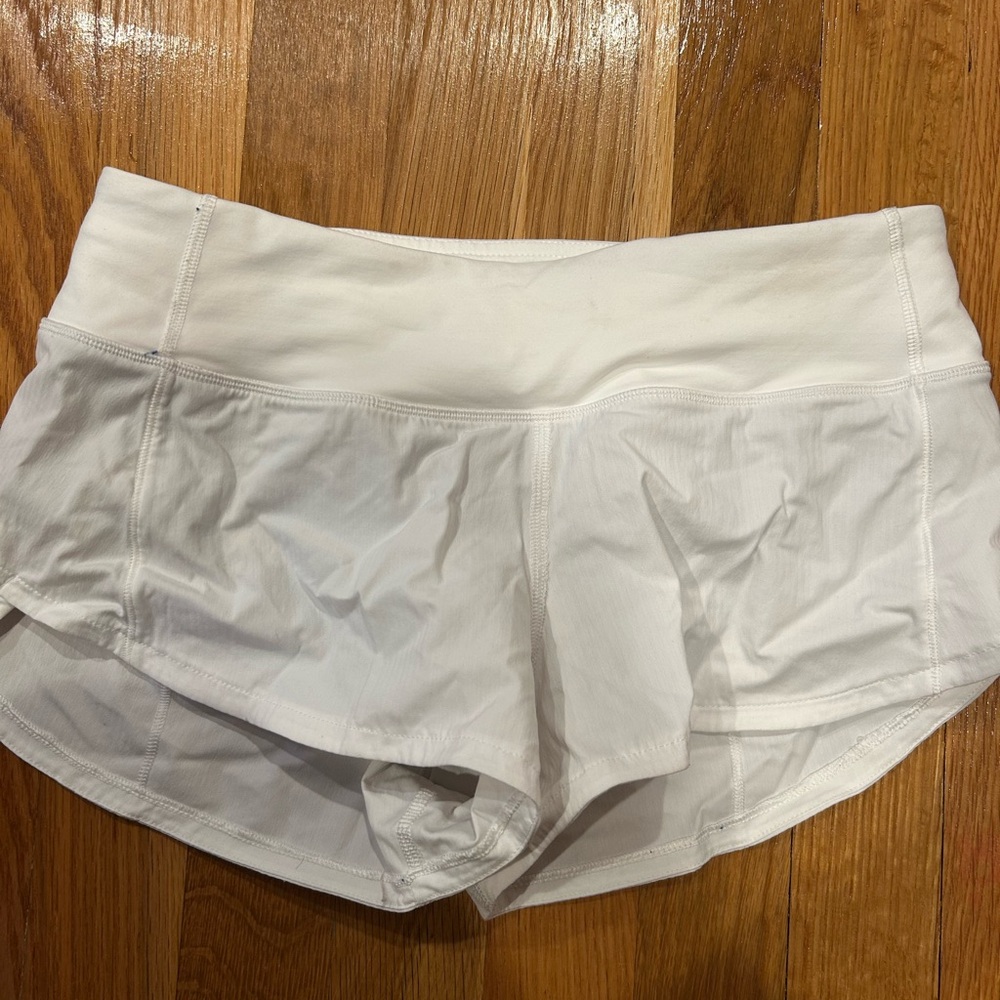White lululemon speed ups